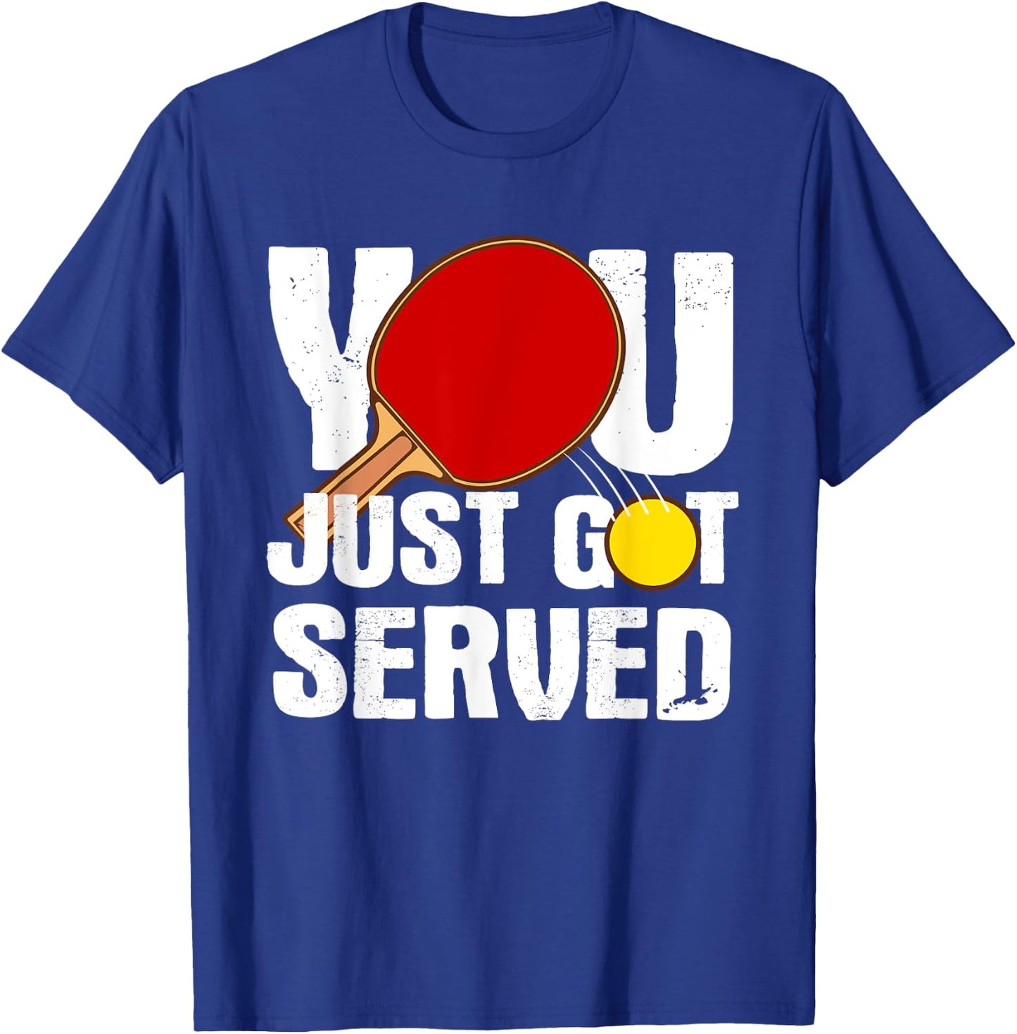 Funny Table Tennis Design Women Ping Pong Players T-Shirt - T-Shirt | Royal