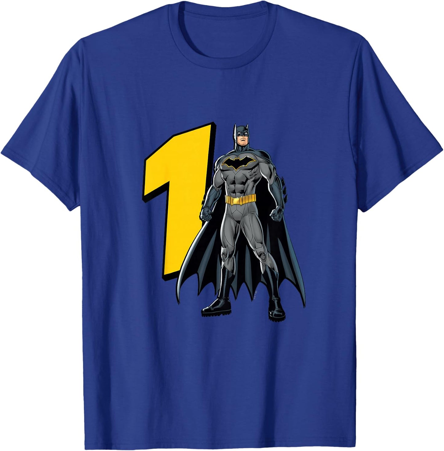 Kids Batman Super Hero 1st Birthday T-Shirt - T-Shirt | Royal