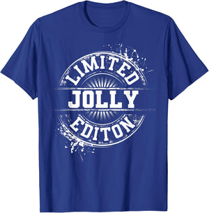 JOLLY Funny Surname Family Tree Birthday Reunion Gift T-Shirt - T-Shirt | Royal