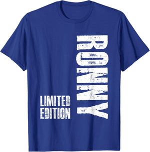 First Name Limited Edition Birthday Gift Ronny , black, S T-Shirt - T-Shirt | Royal