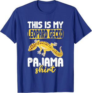 This Is My Leopard Gecko Pajama Shirt Leopard Gecko Pajamas T-Shirt - T-Shirt | Royal