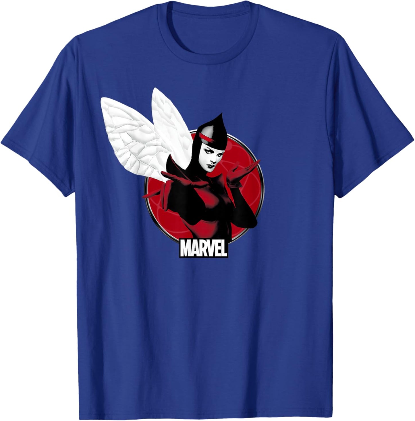 Marvel The Wasp Winged Classic Retro Graphic T-Shirt - T-Shirt | Royal