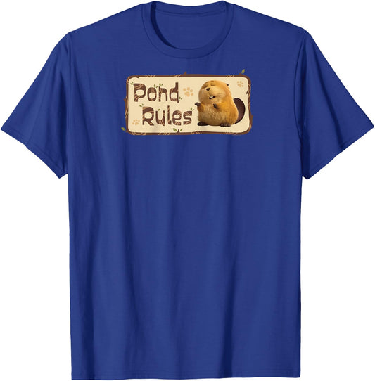 Disney and Pixar's Hoppers Loaf Pond Rules Raglan Baseball T-Shirt - T-Shirt | Royal