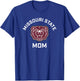 Missouri State University MSU Bears Arched Mom T-Shirt - T-Shirt | Royal