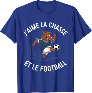 Boar Football Player, Humor, Hunting & Football , Black, S T-Shirt - T-Shirt | Royal