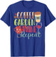 Garden Gifts Women - Coffee - Garden - Wine - Repeat T-Shirt - T-Shirt | Royal