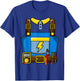 Adult Kid Halloween Lineman Electrician Costume T-Shirt - T-Shirt | Royal