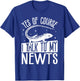 Newt Stuffed Animal Lizard Lover Reptile Keeper Newt T-Shirt - T-Shirt | Royal