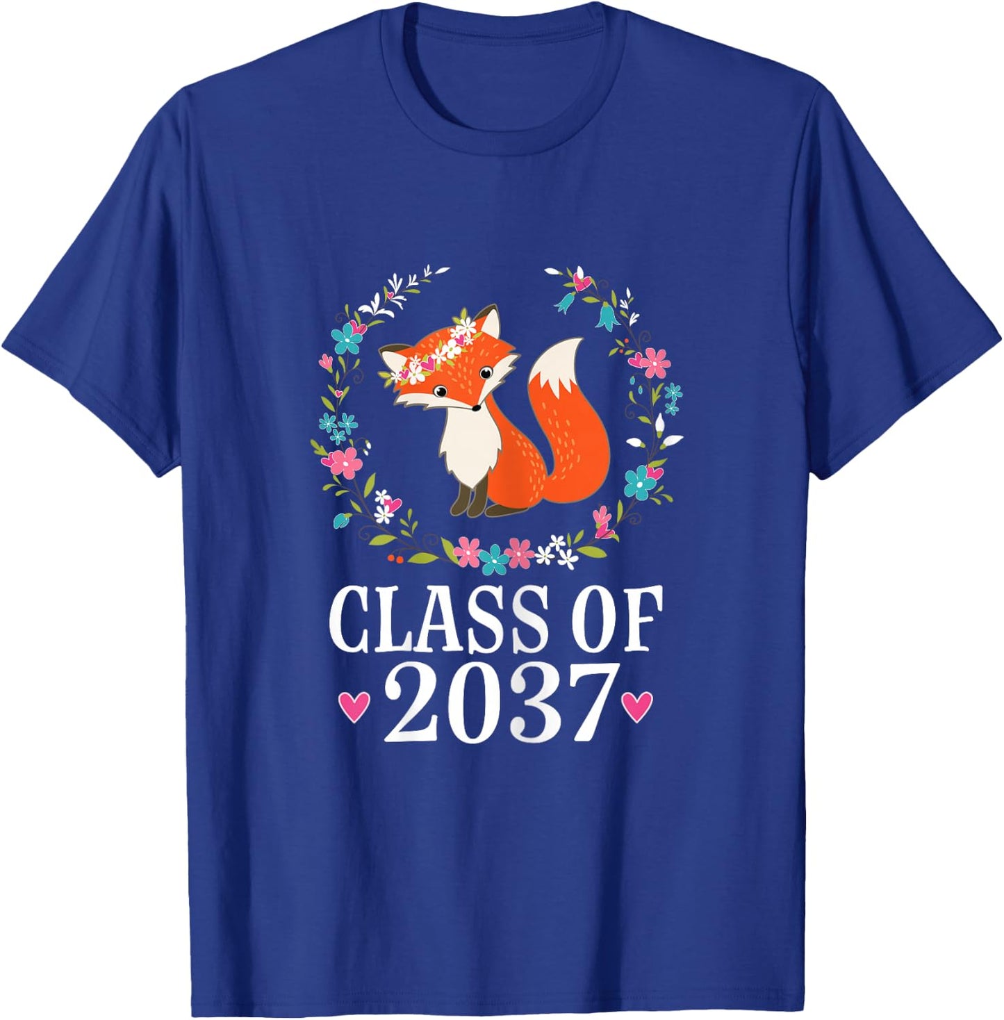 Class Of 2037 Kindergarten Graduation Quote T-Shirt - T-Shirt | Royal