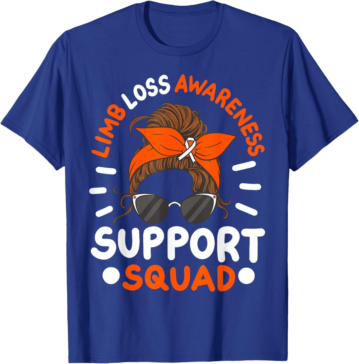 Limb Loss Awareness Support Squad T-Shirt - T-Shirt | Royal
