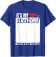It's My 50th Birthday 50 Years Old Birthday Party Sign My T-Shirt - T-Shirt | Royal