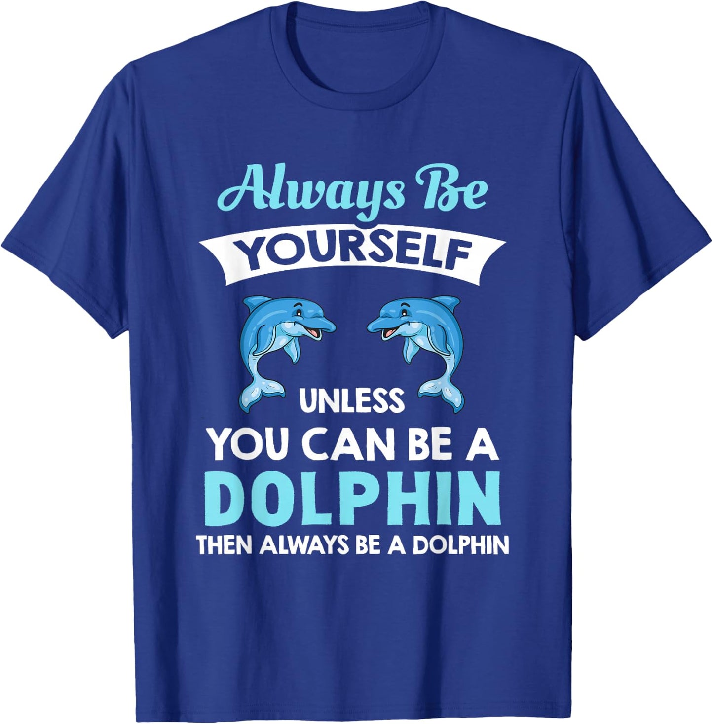 Dolphin Shirt for Children Boys T-Shirt - T-Shirt | Royal