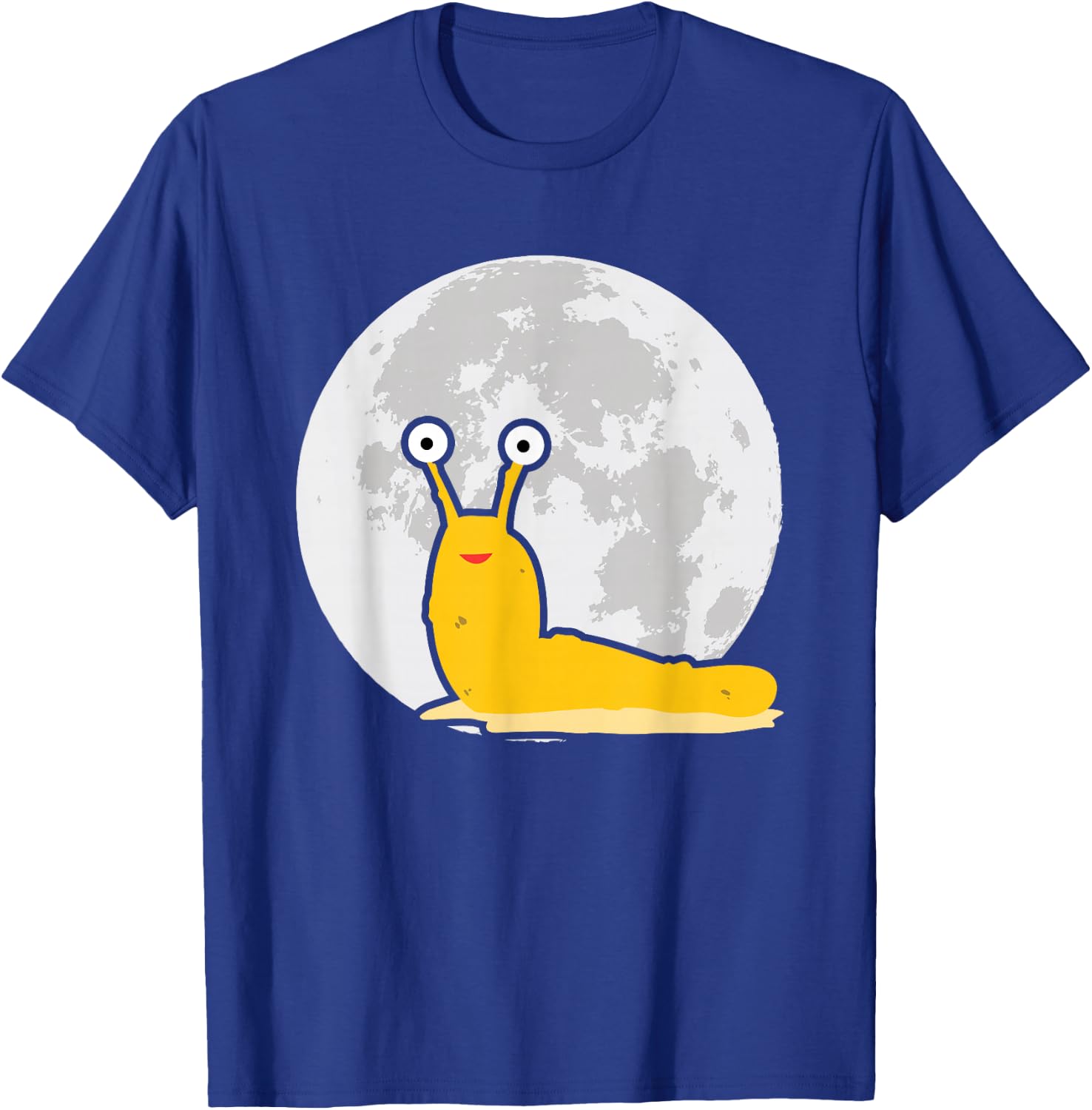 Moon Banana Slug Malacology T-Shirt - T-Shirt | Royal