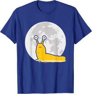 Moon Banana Slug Malacology T-Shirt - T-Shirt | Royal