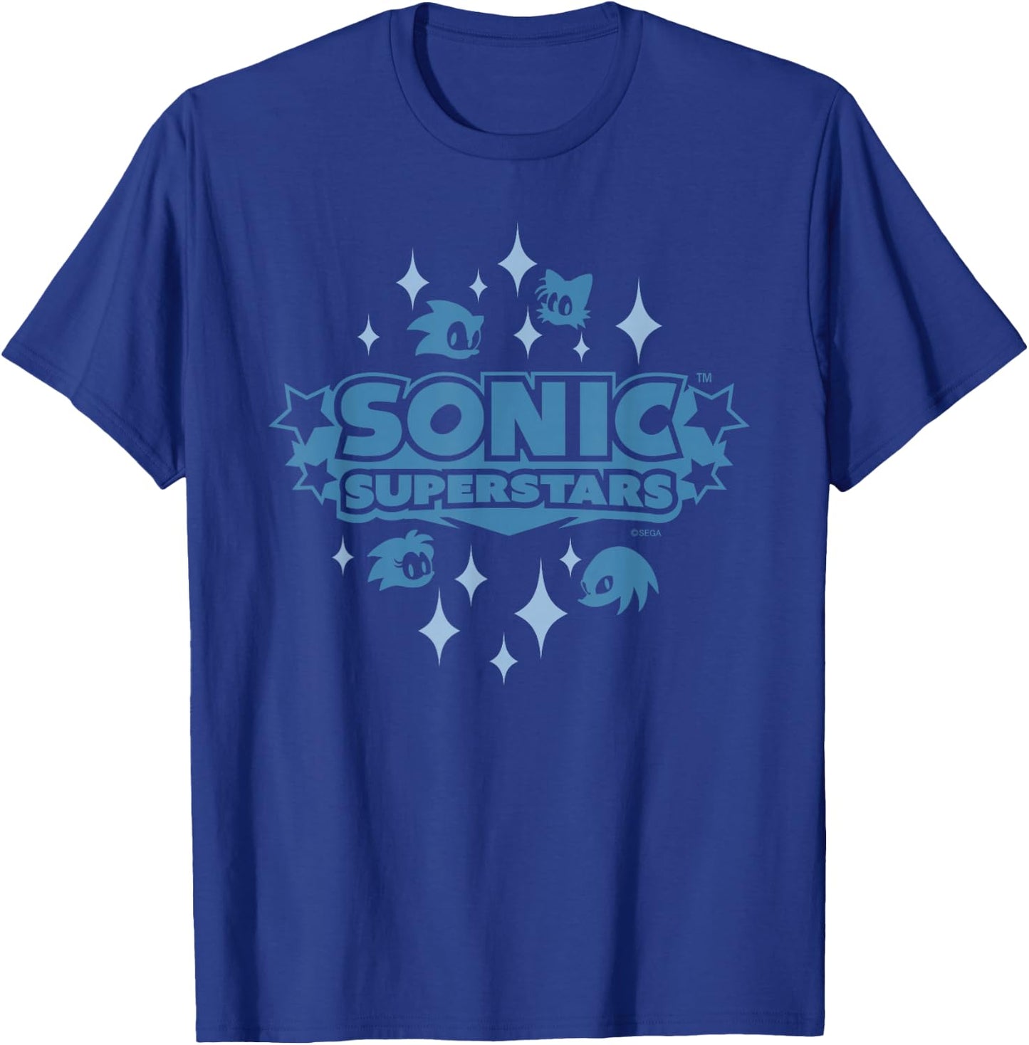 Sonic the Hedgehog, Sonic Superstars - Iconic (Blue) T-Shirt - T-Shirt | Royal