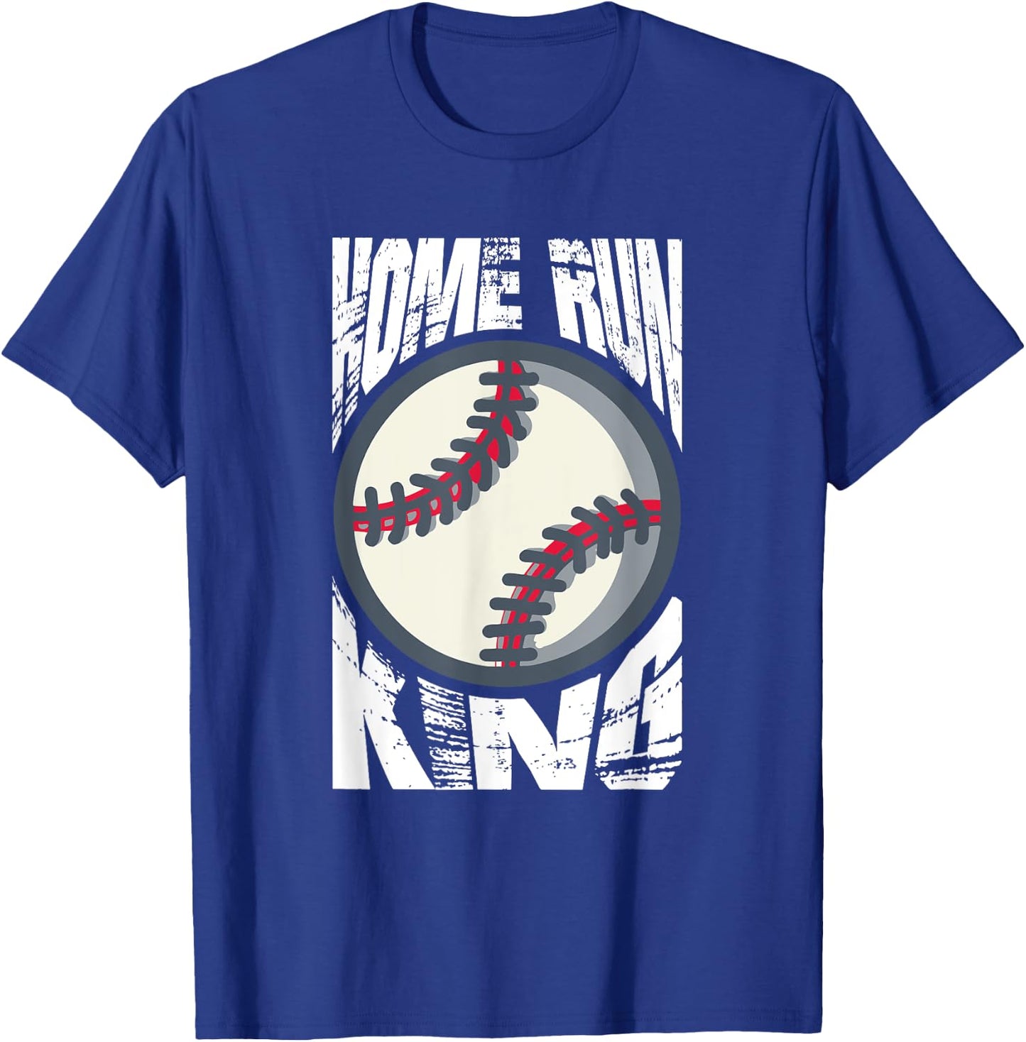 Baseball Home Run King Sports T-Shirt - T-Shirt | Royal