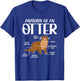 Anatomy of an Otter Funny Otter Lover Sea Otter Word Game T-Shirt - T-Shirt | Royal