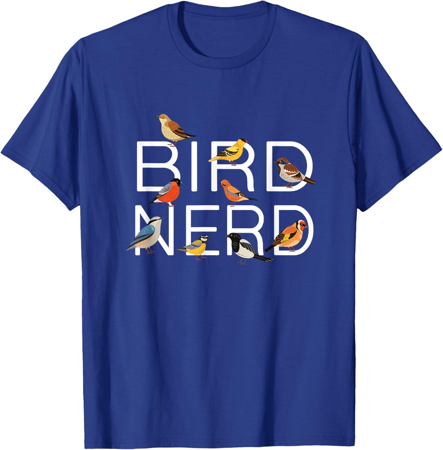 Vogelliebhaber Vogelbeobachtung Vogel Nerd Vogelbeobachter Birder T-Shirt - T-Shirt | Royal