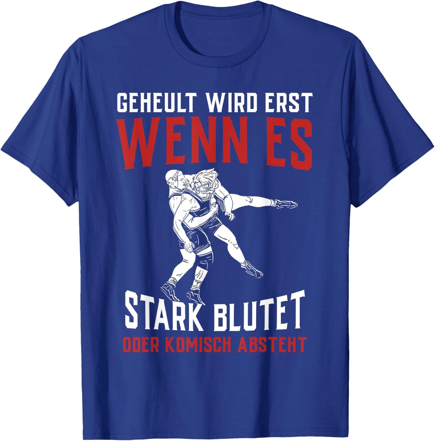 Wrestling Gift Men's Children's Wrestler Wrestler Ringer , black T-Shirt - T-Shirt | Royal