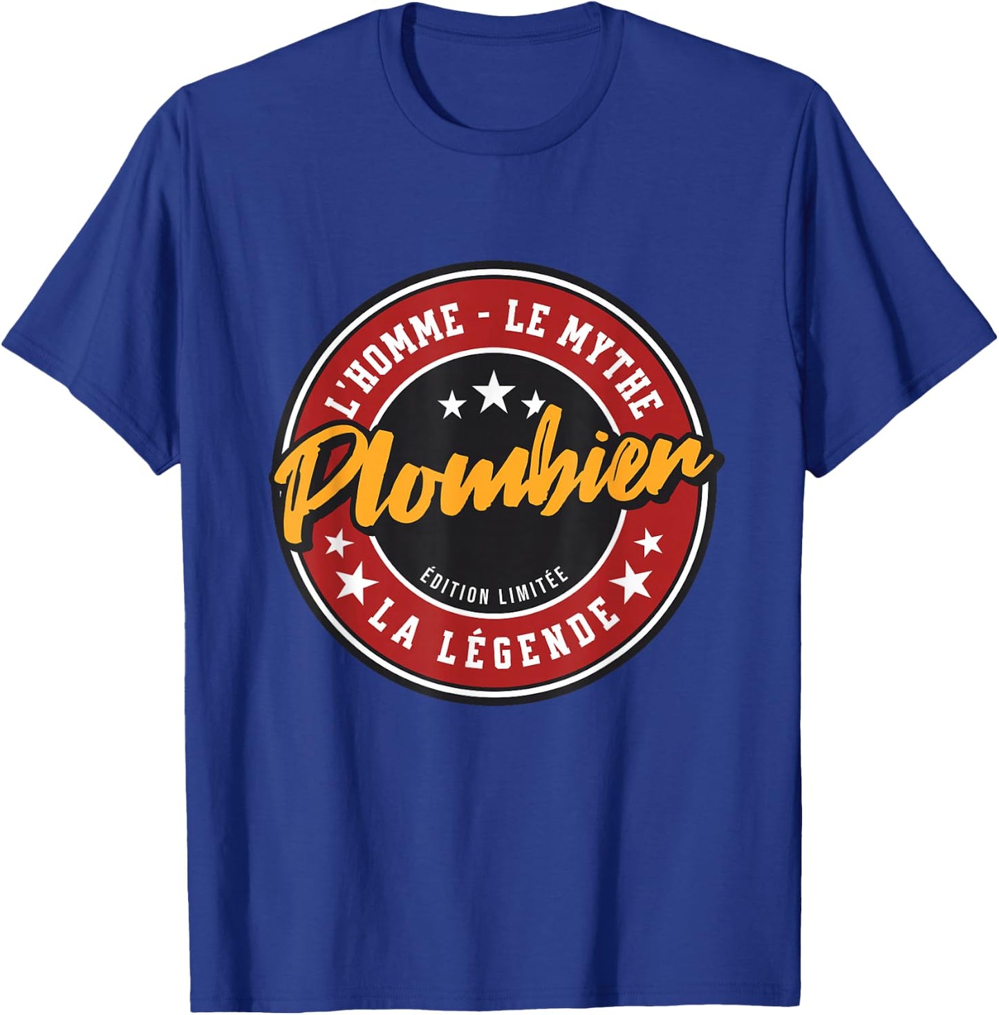 Plumber Humor Gift Plumbing Heating Man , Black, S T-Shirt - T-Shirt | Royal
