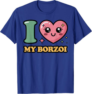 J'adore My Barzoi T-Shirt - T-Shirt | Royal