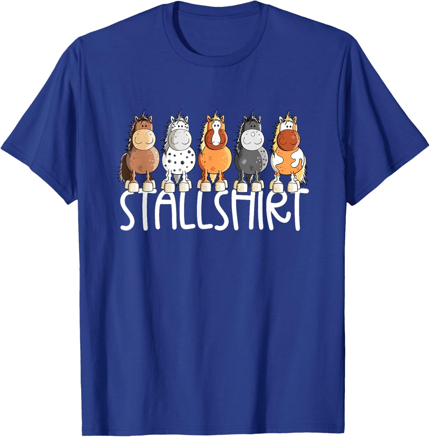 Frauchens Stable Shirt Horse Sayings I Horse Motif Rider Fun , black T-Shirt - T-Shirt | Royal