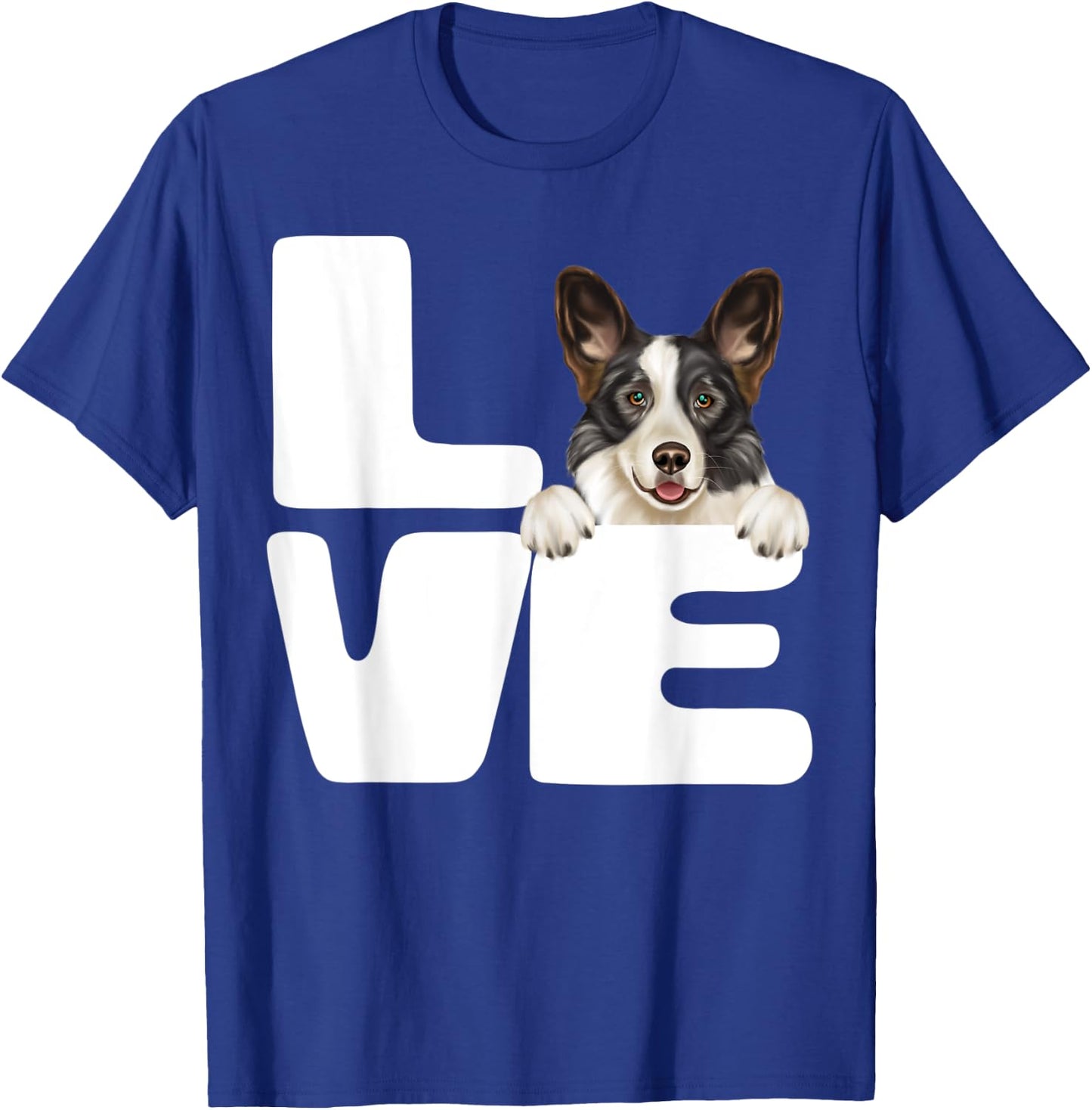 I Love My Cardigan Welsh Corgi Dog Lover T-Shirt - T-Shirt | Royal