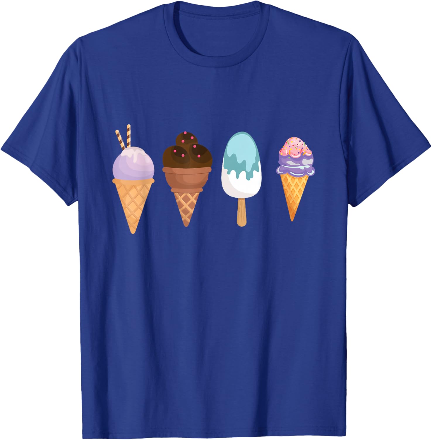 Ice Ball I Ice Cream I Ice Cream Soft Ice Cream Children's Summer Ice , black T-Shirt - T-Shirt | Royal