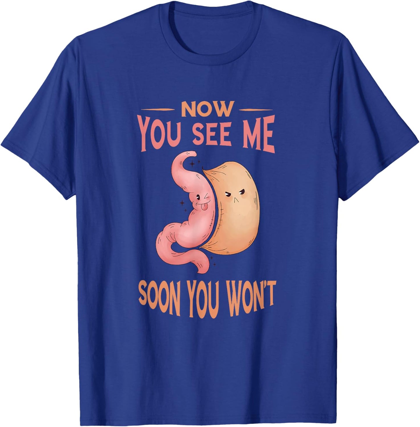 Gastric Surgery Now You See Me Gastric Sleeve Awareness T-Shirt - T-Shirt | Royal