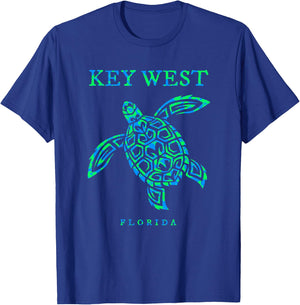Key West Florida Sea Turtle Boys Girls Toddler T-Shirt - T-Shirt | Royal
