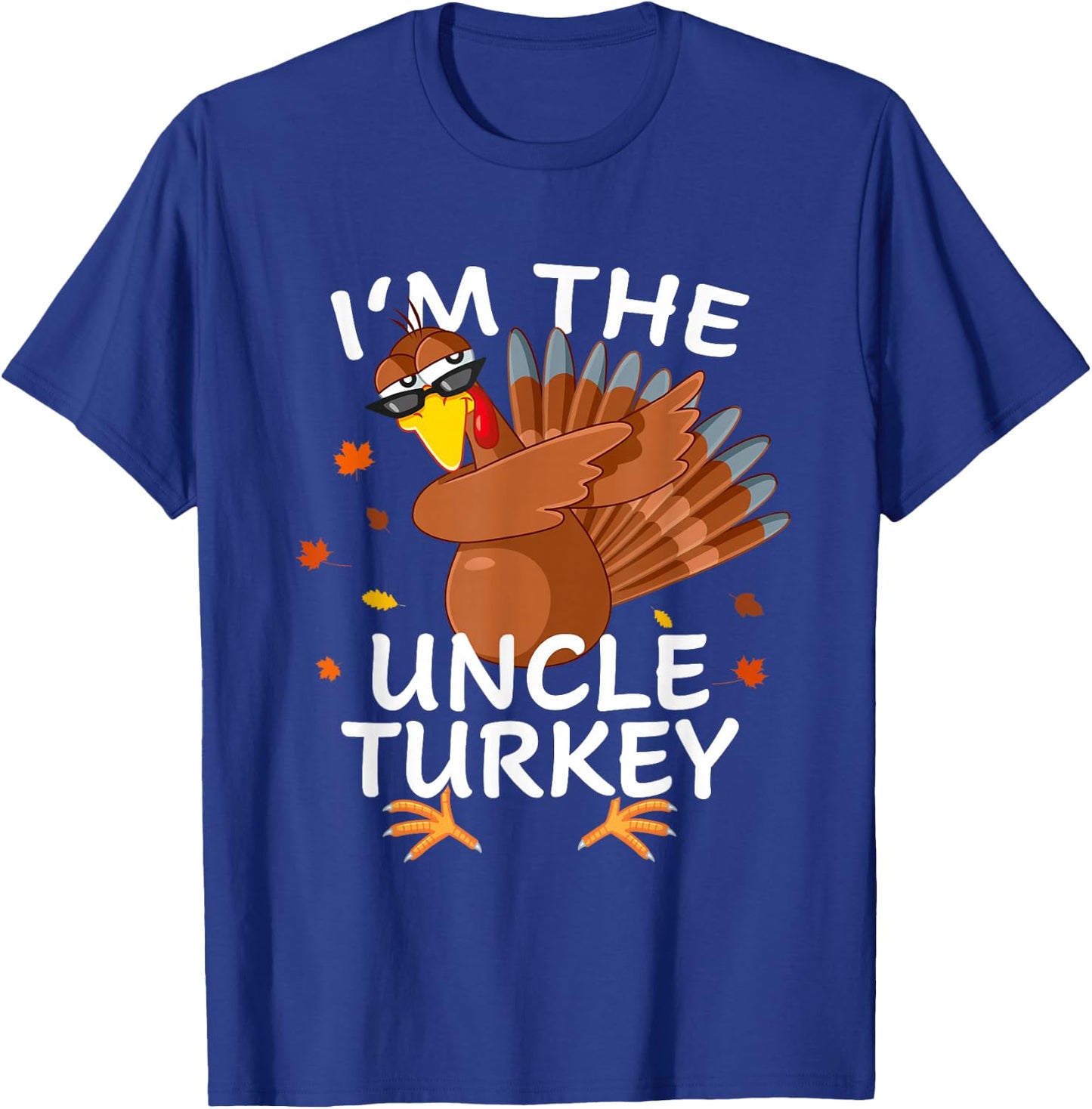 Uncle Turkey Matching Outfit Thanksgiving Pajamas Family T-Shirt - T-Shirt | Royal
