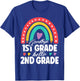Goodbye 1st Grade Hello 2nd Grade Teacher Back To School T-Shirt - T-Shirt | Royal