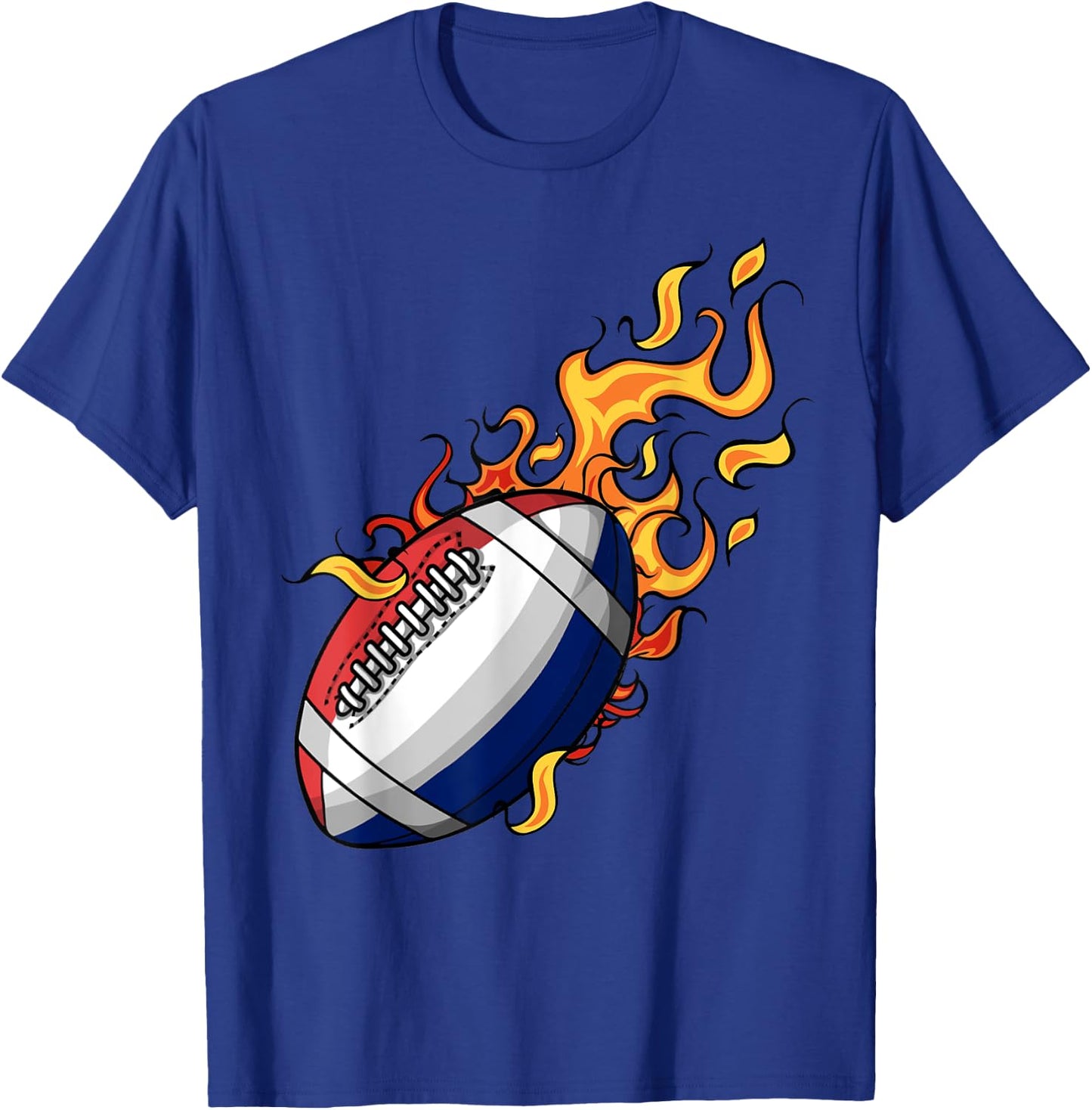 Men's Men's Women's Rugby Player Shirt, Black, S T-Shirt - T-Shirt | Royal