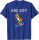 Big Sky Montana - Funny Ski Tiger T-Shirt - T-Shirt | Royal