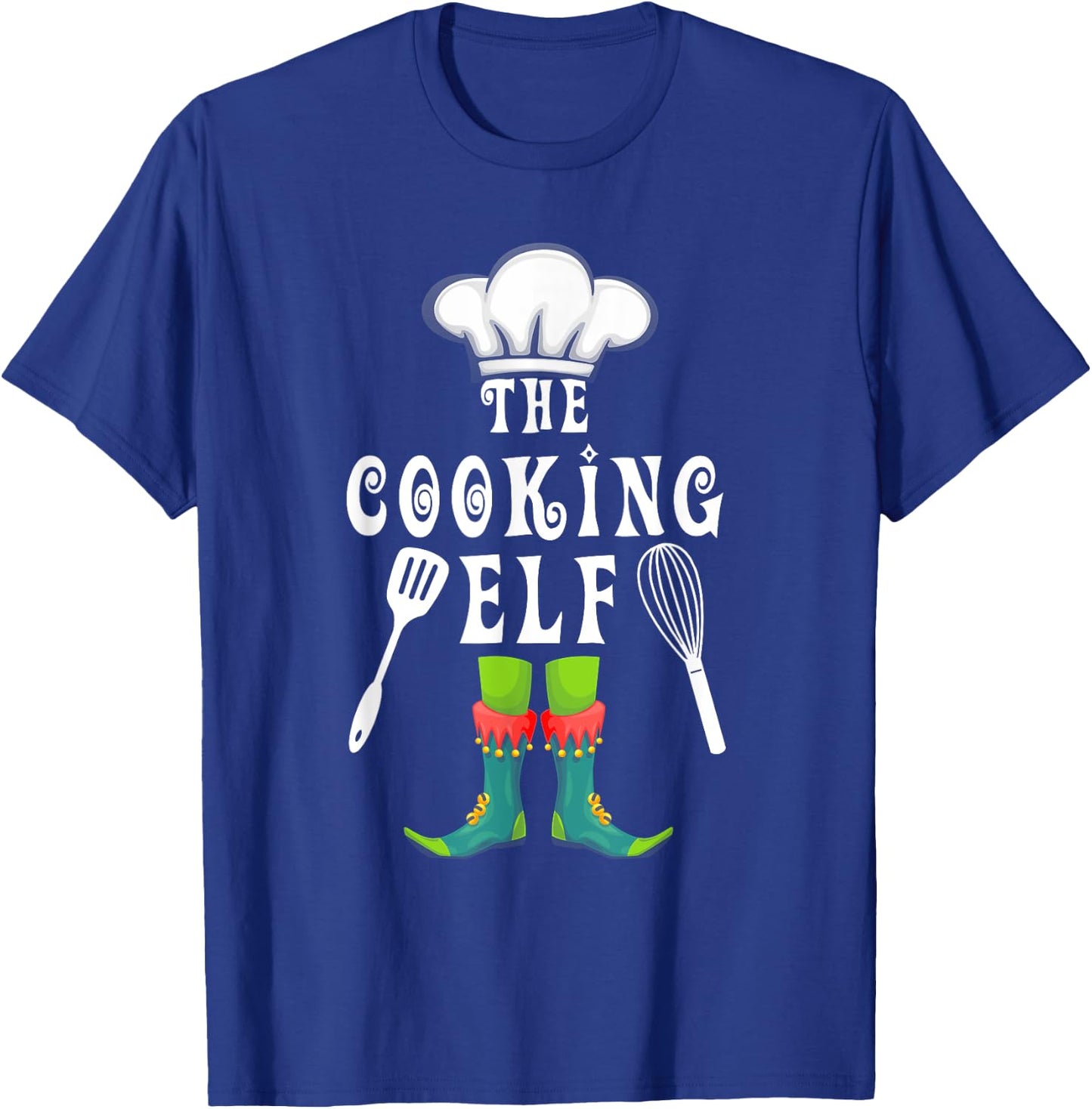 The Cooking Elf Family Matching Group Christmas T-Shirt - T-Shirt | Royal