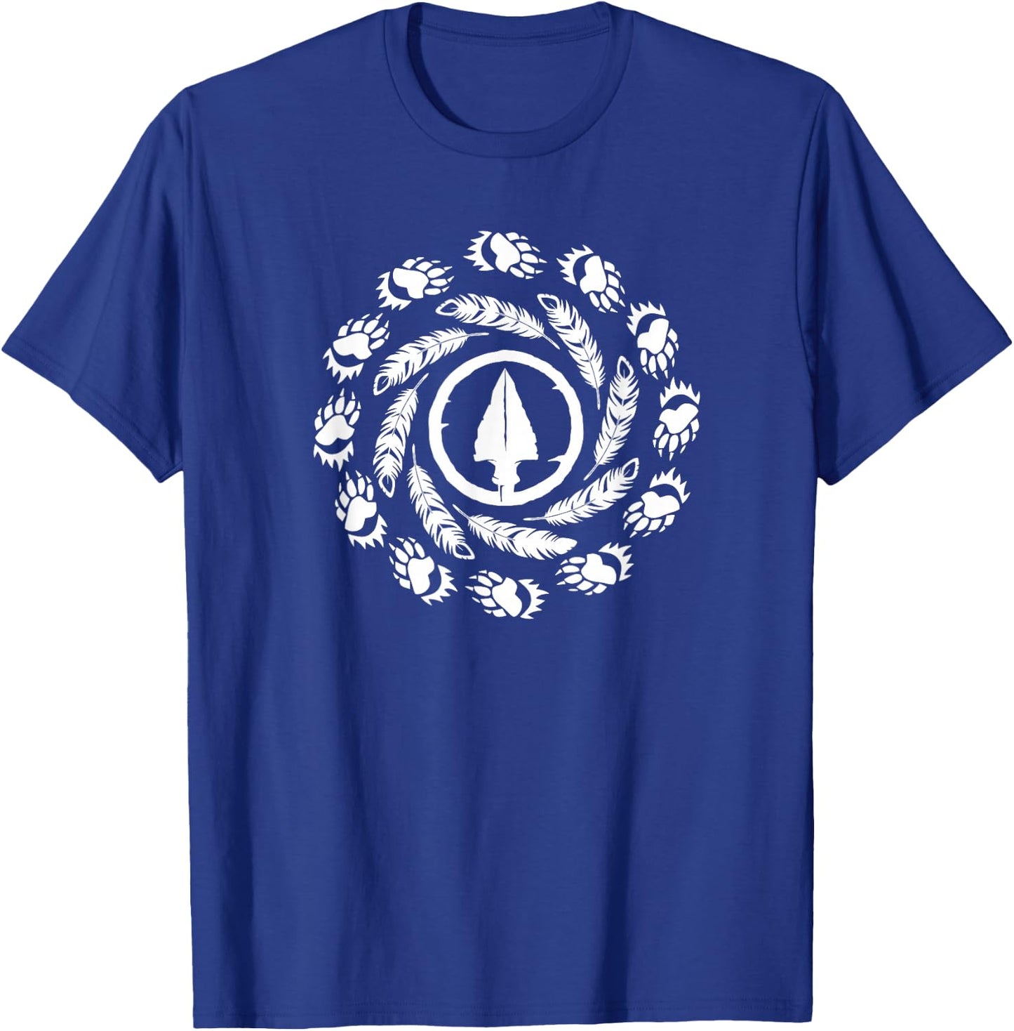 Native Indian Western bow buffalo animals shaman T-Shirt - T-Shirt | Royal