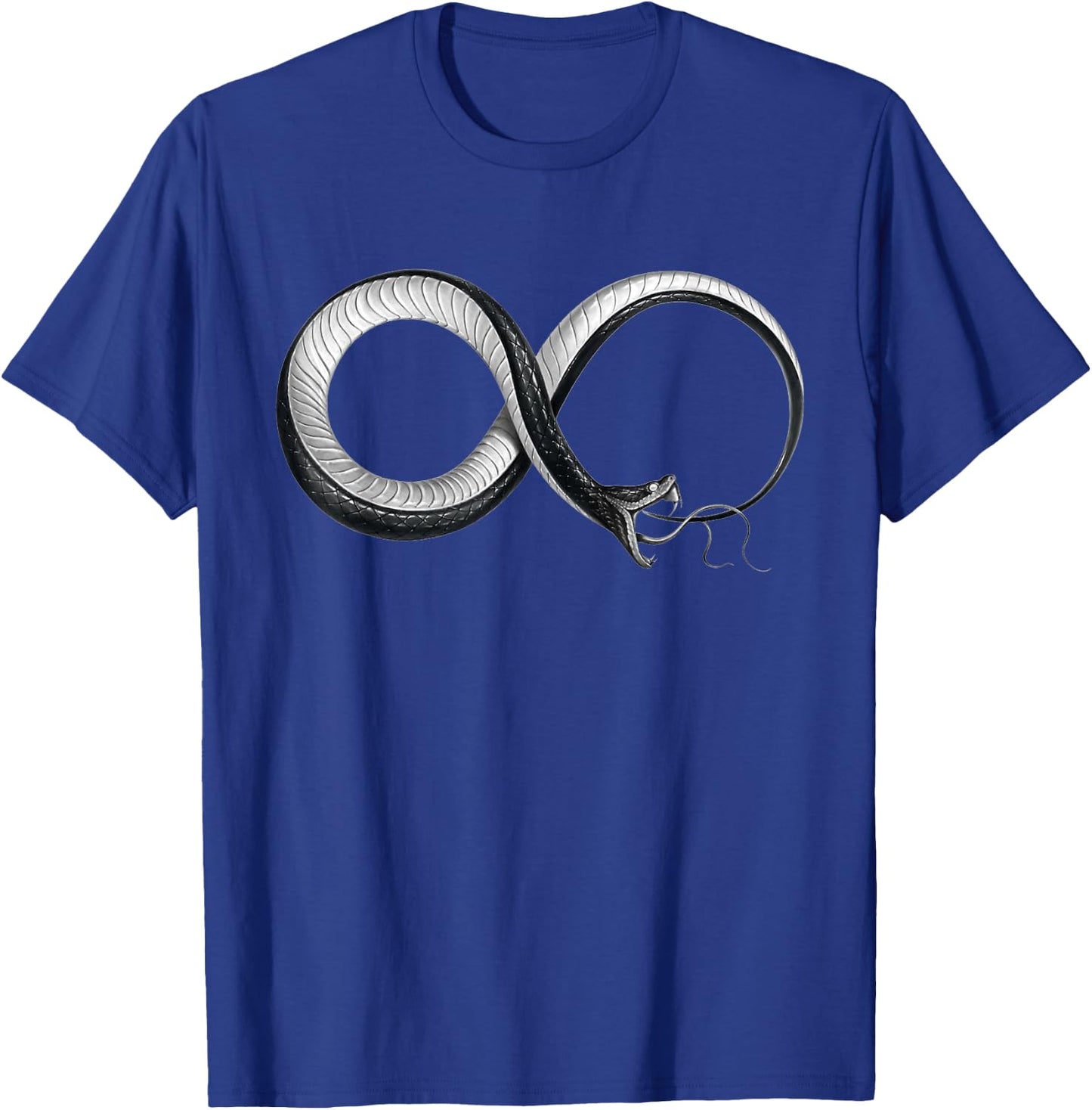 Infinity Snake Occult Ouroboros T-Shirt - T-Shirt | Royal