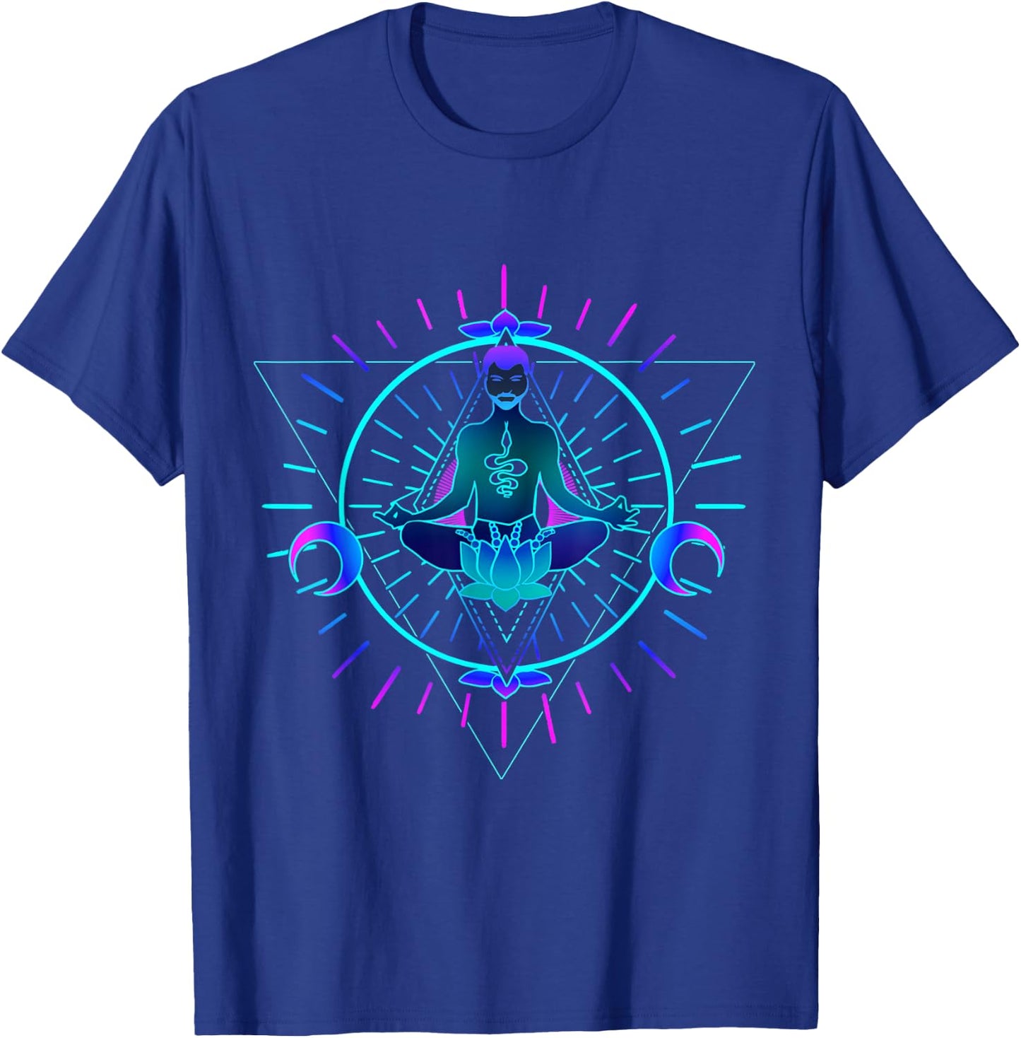 Psychedelic Goa Trance Spiritual Psytrance , black T-Shirt - T-Shirt | Royal