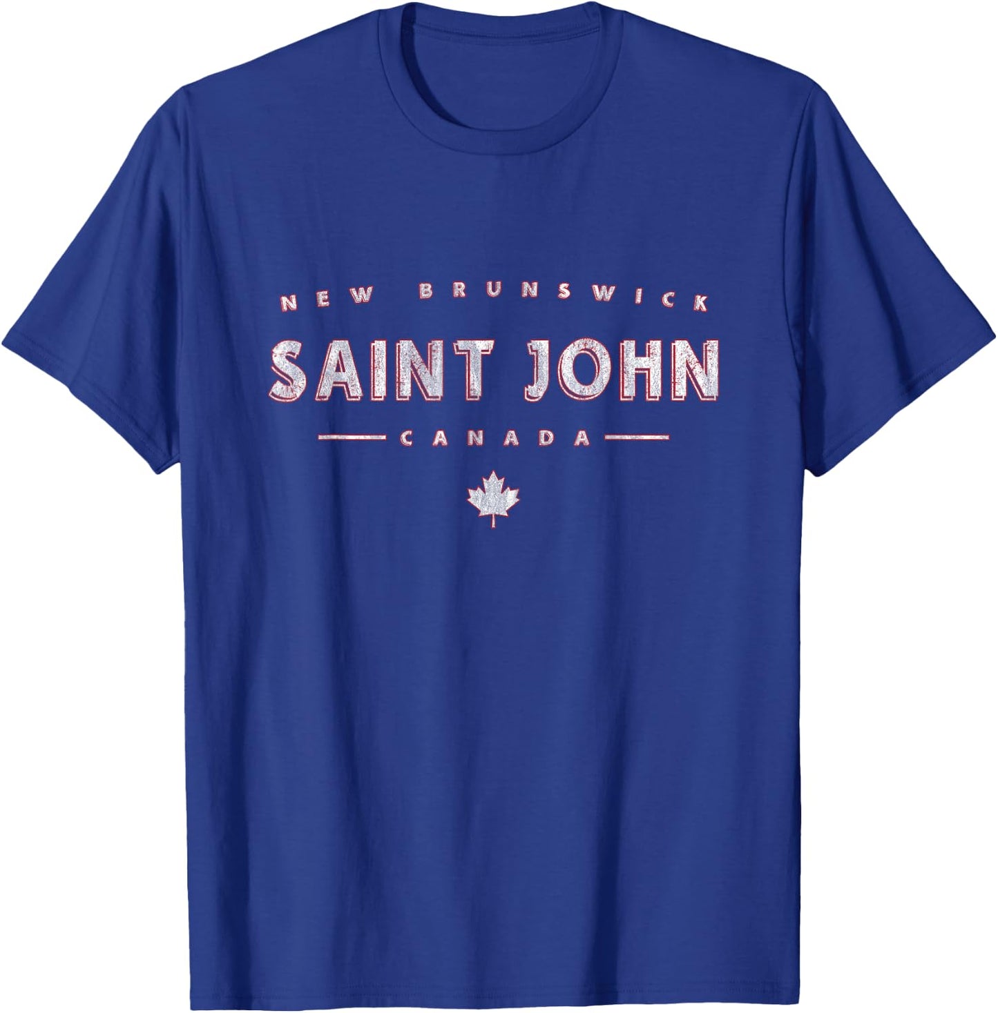 Saint John New Brunswick Canada - St. John Canada T-Shirt - T-Shirt | Royal