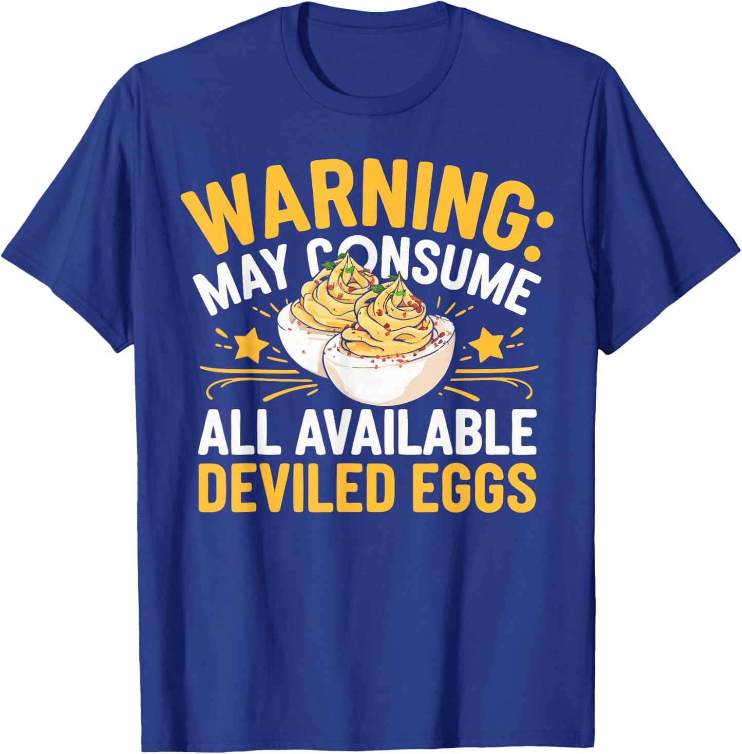 Thanksgiving Family Dinner Funny Deviled Eggs T-Shirt - T-Shirt | Royal
