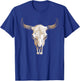 Boho Cow Skull T-Shirt - T-Shirt | Royal