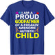 I'm A Proud Godfather Autistic Child Autism Awareness Month T-Shirt - T-Shirt | Royal