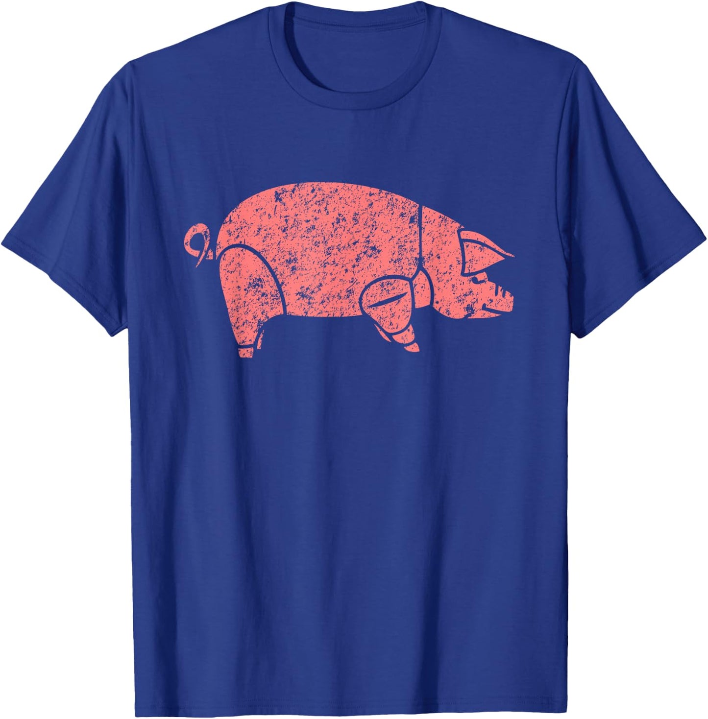 Pig rock meat bacon gilmour academy pink animals as worn by T-Shirt - T-Shirt | Royal