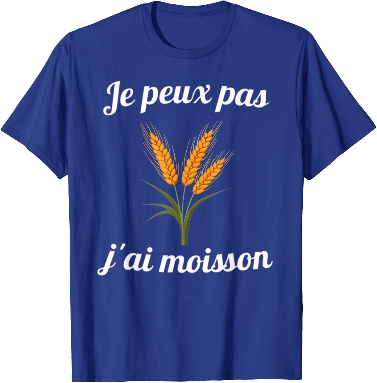 Je peux pas j'ai harvest gift farmer man , Black, S T-Shirt - T-Shirt | Royal