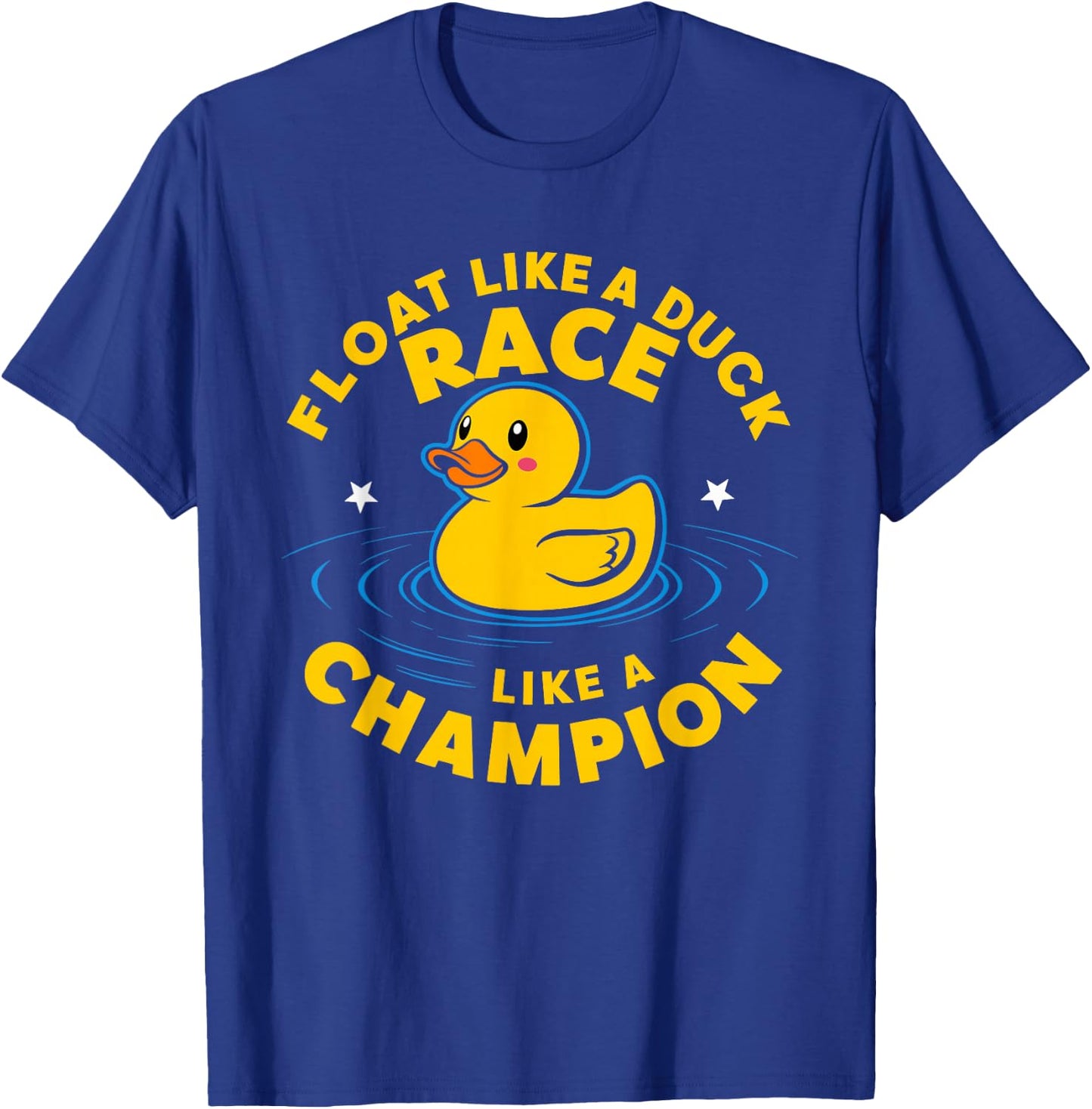 Rubber Duck Racing Team Family Competition Race T-Shirt - T-Shirt | Royal