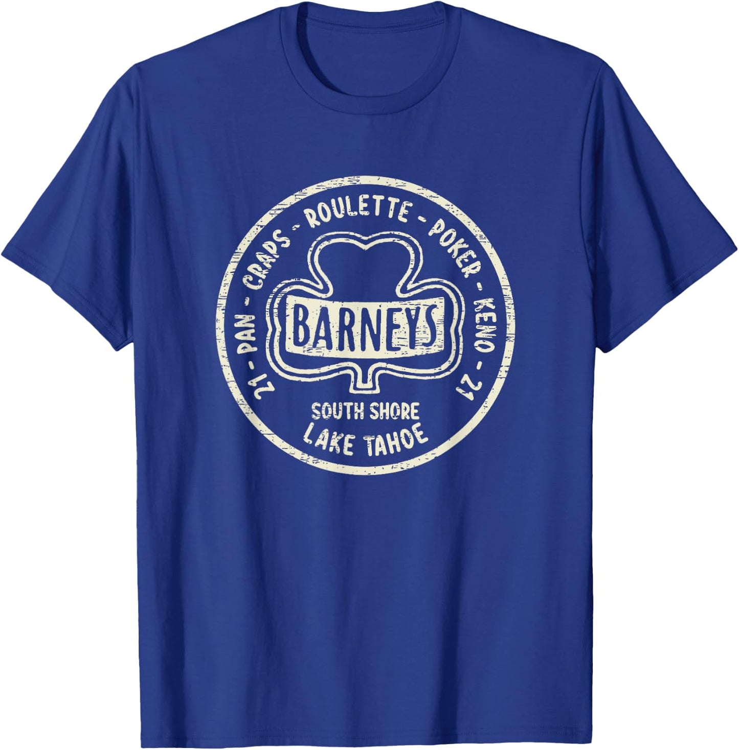 Lake Tahoe Vintage Advertisement T-Shirt - T-Shirt | Royal