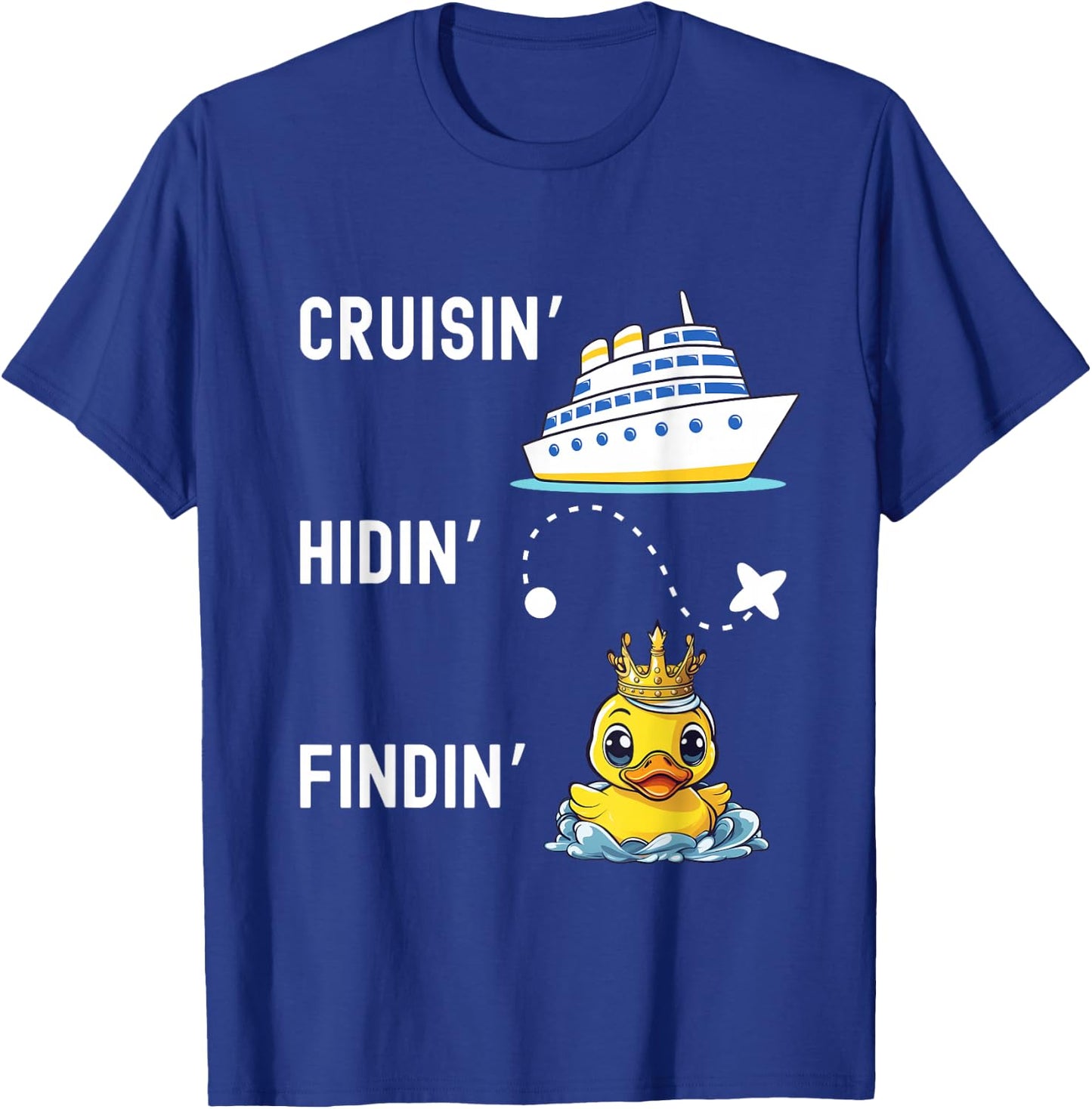Rubber Duck Hunter Cruise Duck Hunting T-Shirt - T-Shirt | Royal