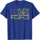Support Our Troops Military Camo Flag T-Shirt - T-Shirt | Royal