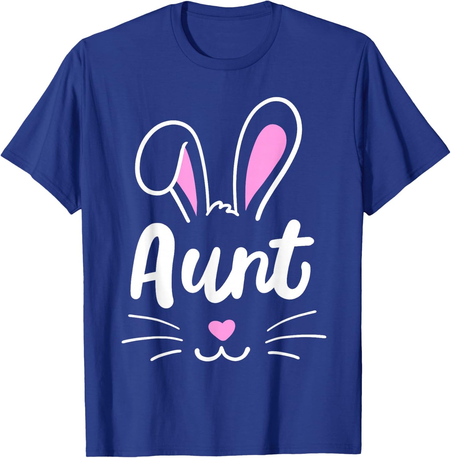 Aunt Bunny Cute Rabbit Matching Family Easter Sister Women T-Shirt - T-Shirt | Royal