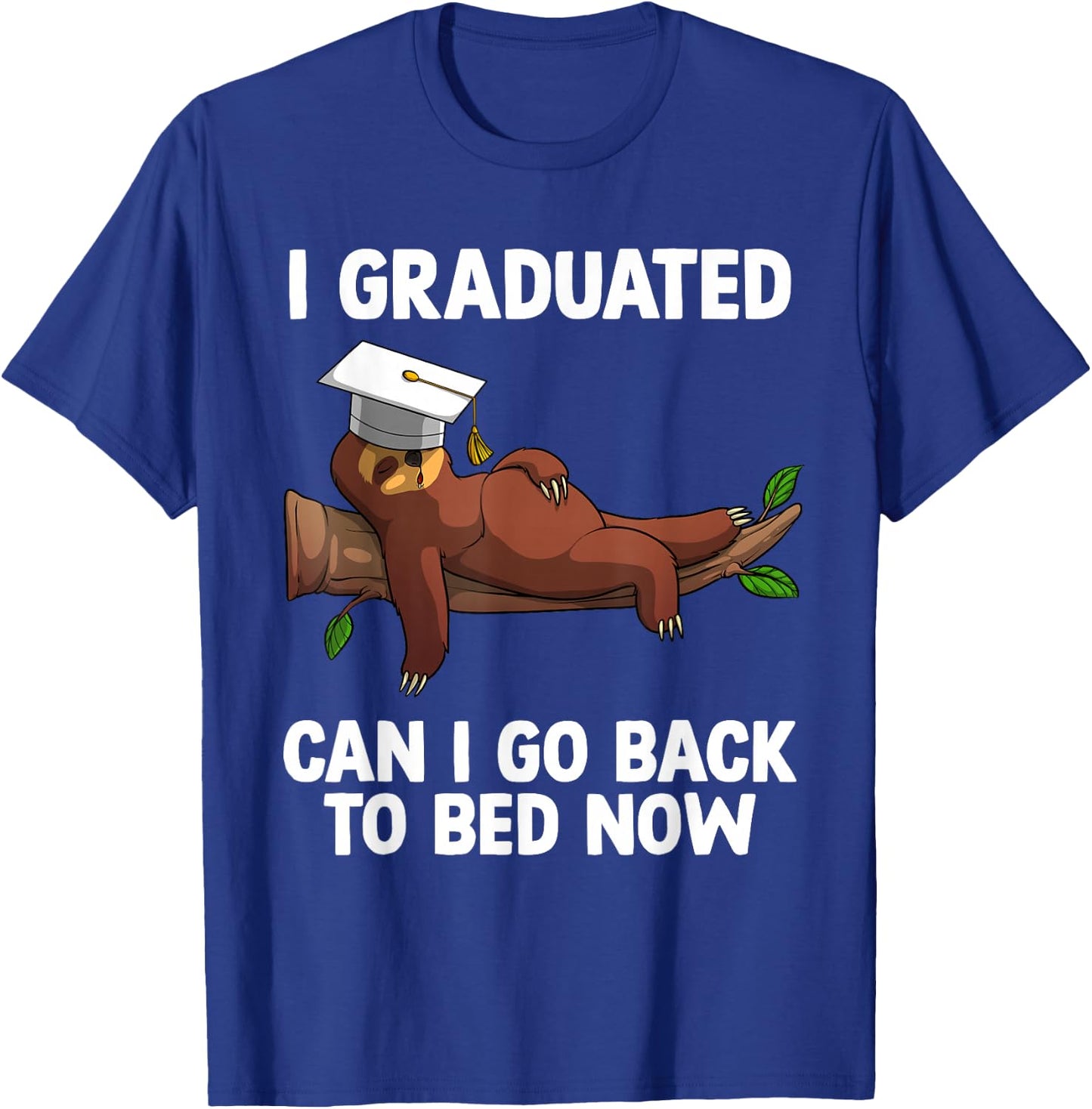 Funny Graduation Art Women PhD MBA Masters Graduated T-Shirt - T-Shirt | Royal